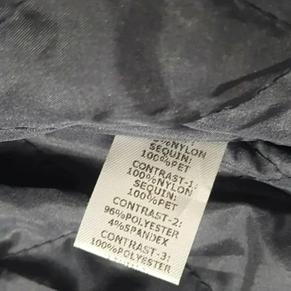 Dance & Marvel Women's Full Zip Retro Y2k DiscoGlitter Bomber Jacket Size  Small - Picture 8 of 8